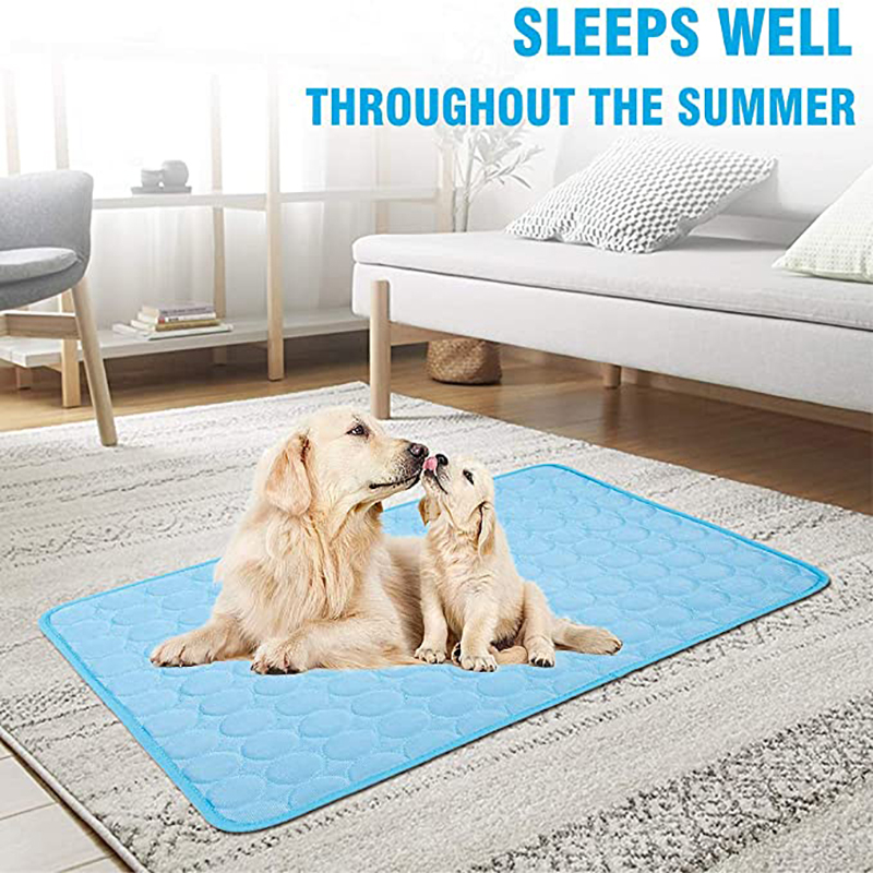 Pet Cooling Mat Summer Pad Large Mat For Dog Cat Breathable Blanket Cat Ice Pad Washable Sofa Car Pet Self Cooling Dog Sleep Mat · v2